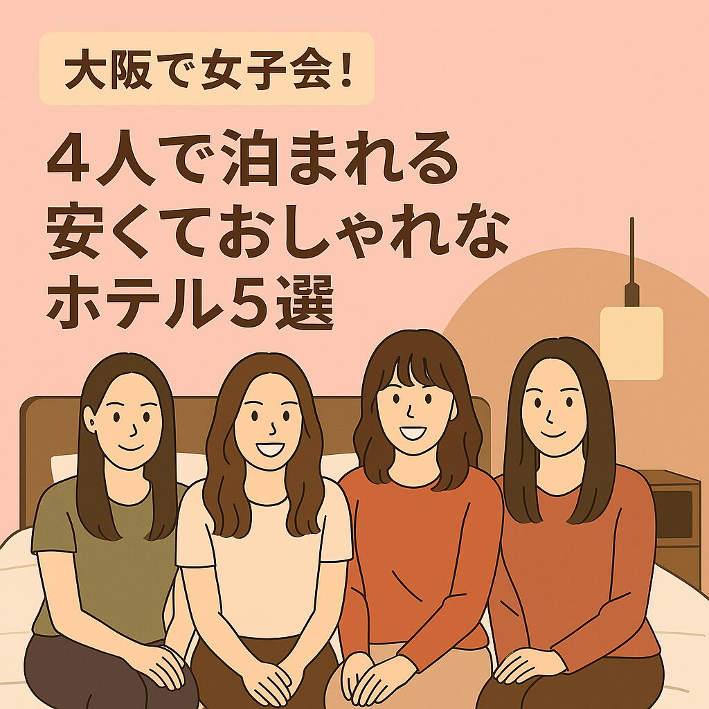 大阪 女子会 ホテル 4 人 安い
